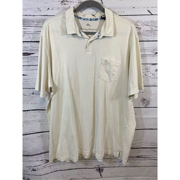Tommy Bahama white polo size extra large - Picture 1 of 3